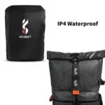K&F Concept waterproof camera bag with rain cover, ideal for photographers in the UK.