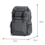 K&F Concept camera backpack with multiple compartments, ideal for photography gear.