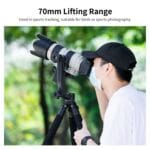 K&F Concept Gimbal Tripod Head 360 Degree Panoramic with Arca-Type QR - Image 4
