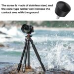 K&F Concept Universal Anti-Slip Rubber Monopod Tripod Legs Feet Replacement Parts 3 PCS - Image 4