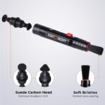 K&F Concept camera lens cleaning pen with soft bristles and suede carbon head.