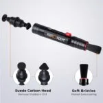 K&F Concept camera lens cleaning pen with soft bristles and suede carbon head.