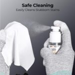 K&F Concept lens cleaner spray and cloth for camera maintenance.