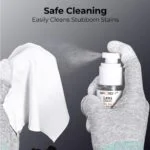 K&F Concept lens cleaner spray and cloth for camera maintenance.