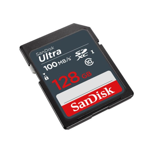 SanDisk Ultra SD Memory Card 128 GB SDXC UHS-I, 100MB/s