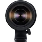 Close-up of a professional camera lens with a focus ring, ideal for photography enthusiasts.