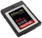 SanDisk 64GB Extreme PRO CFexpress card for high-speed photography and video.