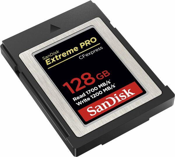 SanDisk 128GB CFexpress Card Type B Extreme PRO, 1700MB/s Read, 1200MB/s Write