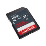SanDisk Ultra 256GB SDXC memory card for cameras and photography gear.