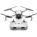 DJI drone with remote control, ideal for aerial photography and videography.