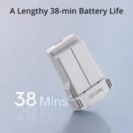 DJI drone battery with 38-minute life, lightweight design.