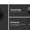 K&F Concept 2 Camera Bag in 1 Way 22L Camera Backpack & Shoulder Bag for Photographers Business Trip