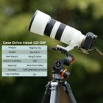 K&F Concept 3-Way Geared Head Astrophotography Tripod Head Aluminium 1/4" 360° Rotation - Image 2