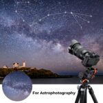 K&F Concept 3-Way Geared Head Astrophotography Tripod Head Aluminium 1/4" 360° Rotation - Image 6