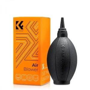 K&F Concept air blower for camera cleaning, ideal for photography equipment maintenance.