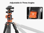 K&F Concept Lightweight Travel Tripod 2.4m 10kg Load with Detachable Monopod & Extension Arm - Image 19