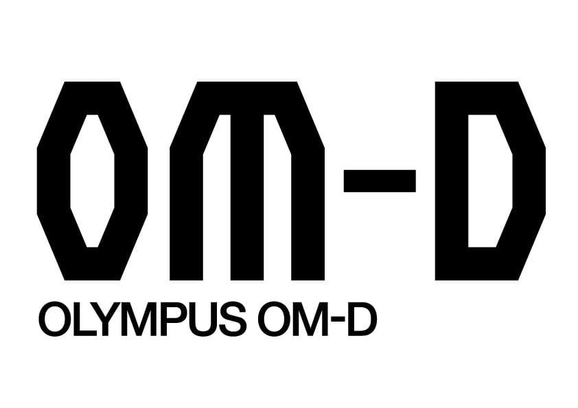 Olympus OM-D logo, digital and mirrorless cameras