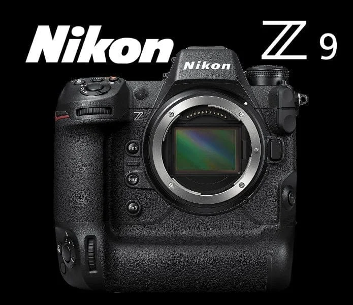 Nikon Z9 camera body, professional mirrorless camera available at Camix UK.