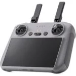 DJI drone remote controller with screen, ideal for aerial photography and videography.