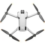 DJI drone with four propellers, ideal for aerial photography and videography.