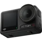 DJI Action 4 camera with wide-angle lens, ideal for action photography and videography.