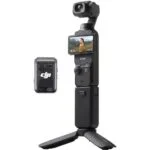DJI Osmo Pocket camera with wireless module, ideal for videography and travel.