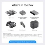 DJI Avata 2 drone kit with goggles, controller, batteries, and accessories.