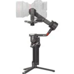 Professional camera gimbal for stable video shooting, ideal for DSLR and mirrorless cameras.