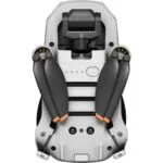Folded DJI drone with compact design, ideal for aerial photography and videography.