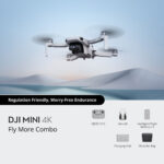 DJI Mini 4K drone with accessories, ideal for aerial photography and videography.