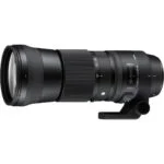 Sigma telephoto zoom lens for professional photography, available at Camix camera shop UK.