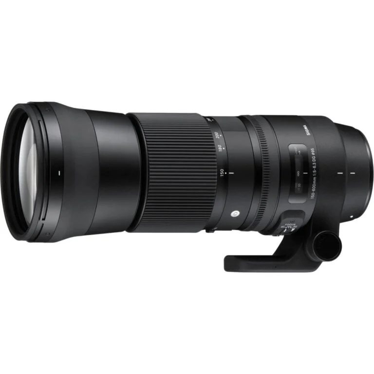 Sigma telephoto zoom lens for professional photography, available at Camix camera shop UK.