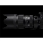 Sigma zoom lens attached to a camera body, ideal for professional photography.