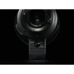 Close-up of a camera lens mount with focus on the click switch, ideal for photography enthusiasts.