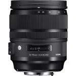 Sigma 24-70mm f/2.8 DG lens for professional photography.