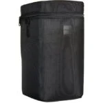 Black camera bag for photography gear and accessories.