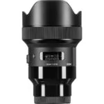 Sigma 14mm f/1.8 DG lens for professional photography, available at Camix camera shop UK.