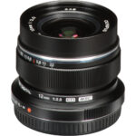 Olympus 12mm f/2.0 lens, ideal for mirrorless cameras, available at Camix UK.