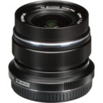 Olympus M.Zuiko Digital 12mm f/2.0 lens for Micro Four Thirds cameras.