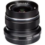 Olympus M.Zuiko Digital 12mm f/2.0 lens for Micro Four Thirds cameras, ideal for wide-angle photography.