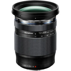 Olympus 12-200mm lens for Micro Four Thirds cameras, available at Camix UK.