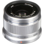 Olympus 25mm f/1.8 lens for Micro Four Thirds cameras, ideal for photography enthusiasts.
