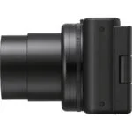 Side view of a compact digital camera with extended lens, available at Camix UK.
