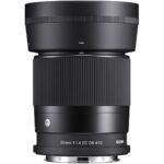Sigma 30mm f/1.4 DC DN lens for mirrorless cameras, ideal for photography enthusiasts.