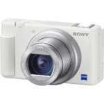 Sony compact digital camera with Zeiss lens, ideal for photography enthusiasts.