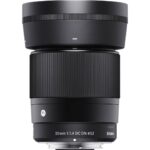 Sigma 30mm f/1.4 DC DN lens for mirrorless cameras, available at Camix UK.
