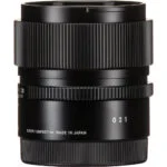 Black camera lens with focus and zoom rings, suitable for various photography needs.