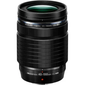 Olympus M.Zuiko Digital 40-150mm f/4 Pro lens for Micro Four Thirds cameras.