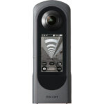 Ricoh 360-degree camera with display, available at Camix camera shop UK.
