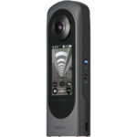 Ricoh 360-degree camera with display, ideal for immersive photography and video.